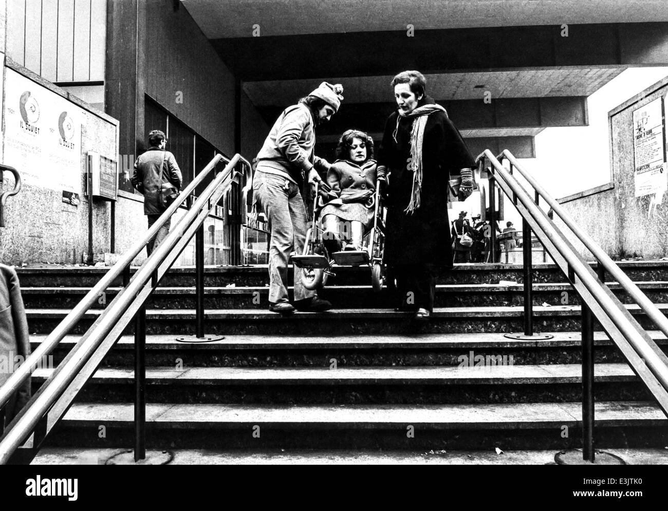 milan,inauguration of subway cadorna-garibaldi,1969 Stock Photo