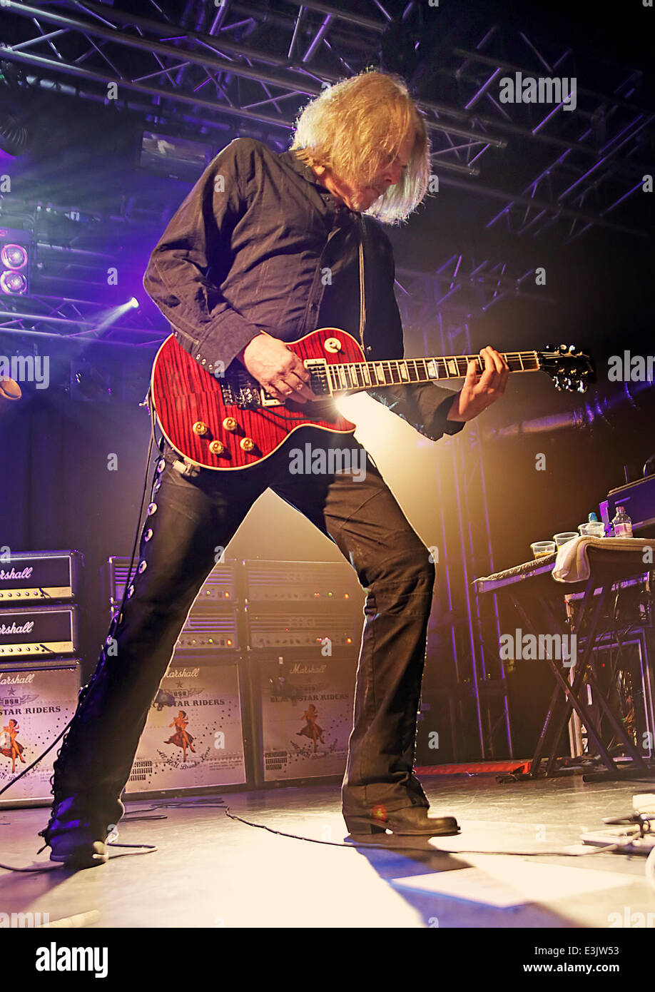 Black Star Riders performing in concert at the Liverpool O2 Academy ...