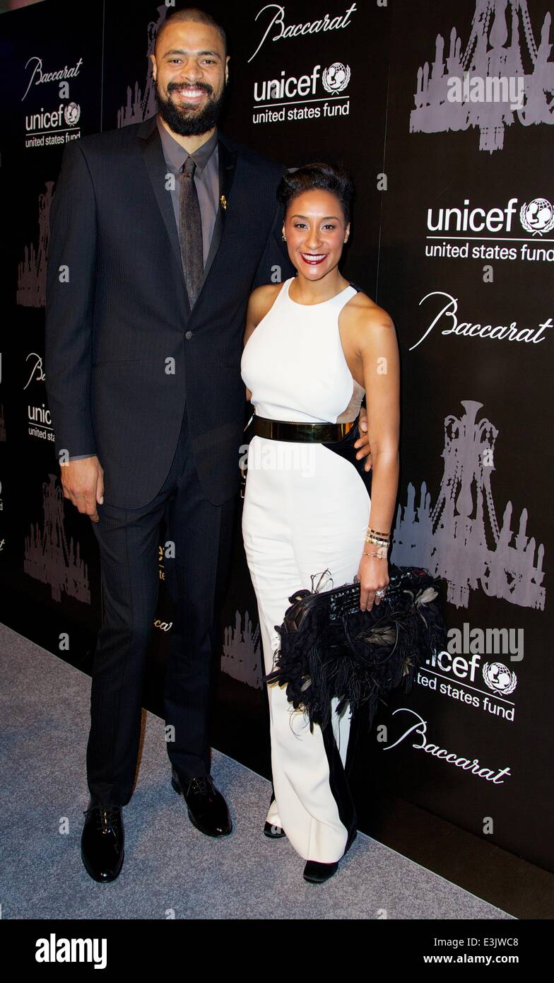 DKMS US - Host Kimberly Chandler with husband Tyson Chandler