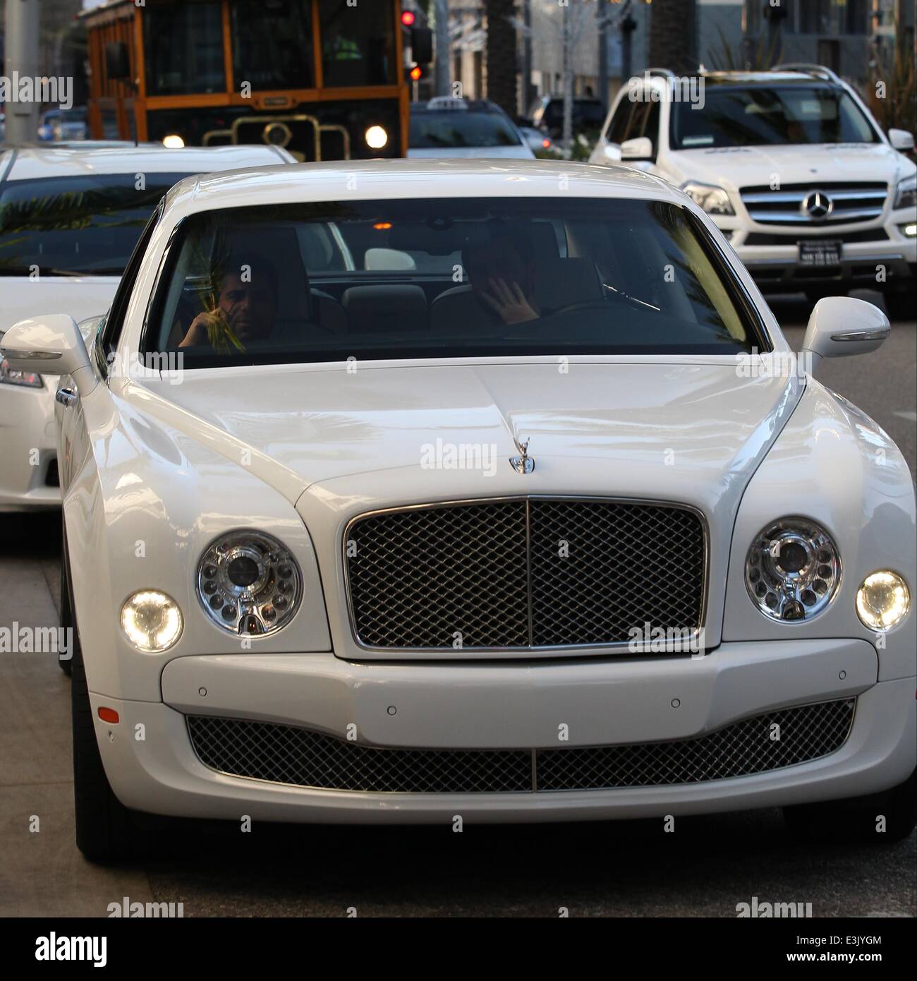 Scott Disick shopping At Barney's New York and Tom Ford in Beverly Hills  driving his Bentley Featuring: Scott Disick Where: Los Angeles, California,  United States When: 05 Dec 2013 Stock Photo - Alamy