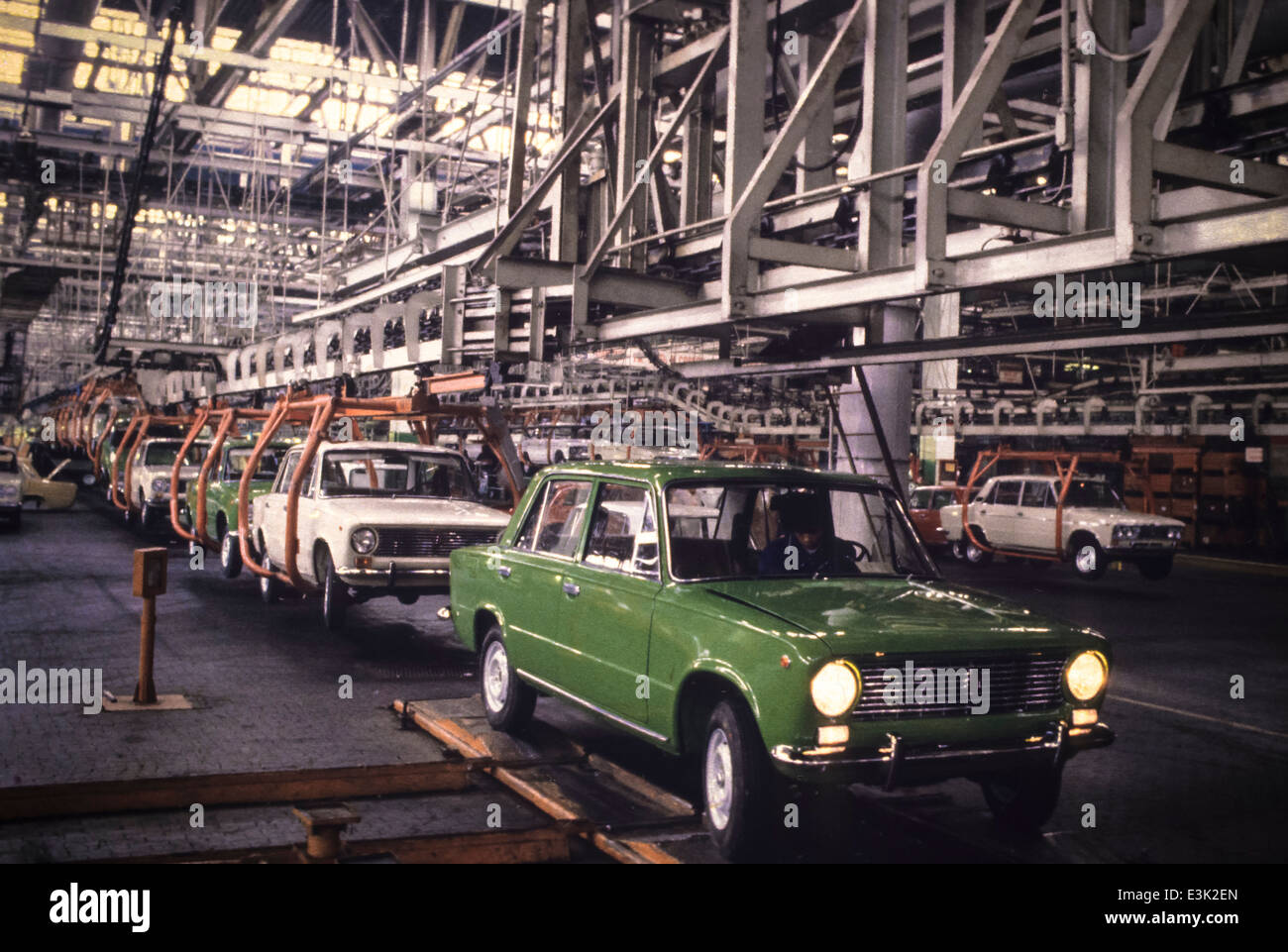 ussr,togliatti,vaz car industry,1983 Stock Photo