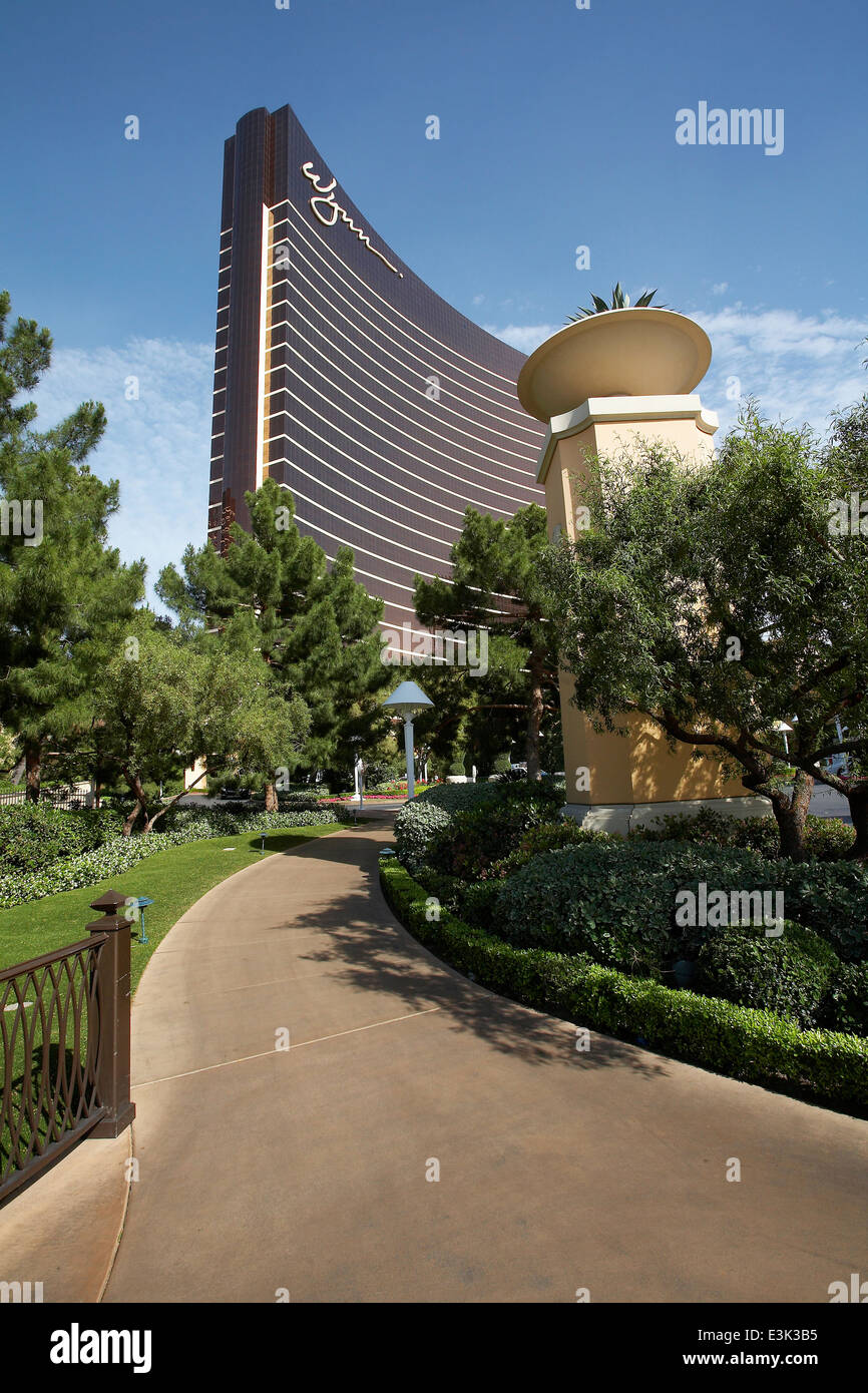The entrance to the Wynn hotel and casino in Las Vegas, Nevada, USA Stock Photo