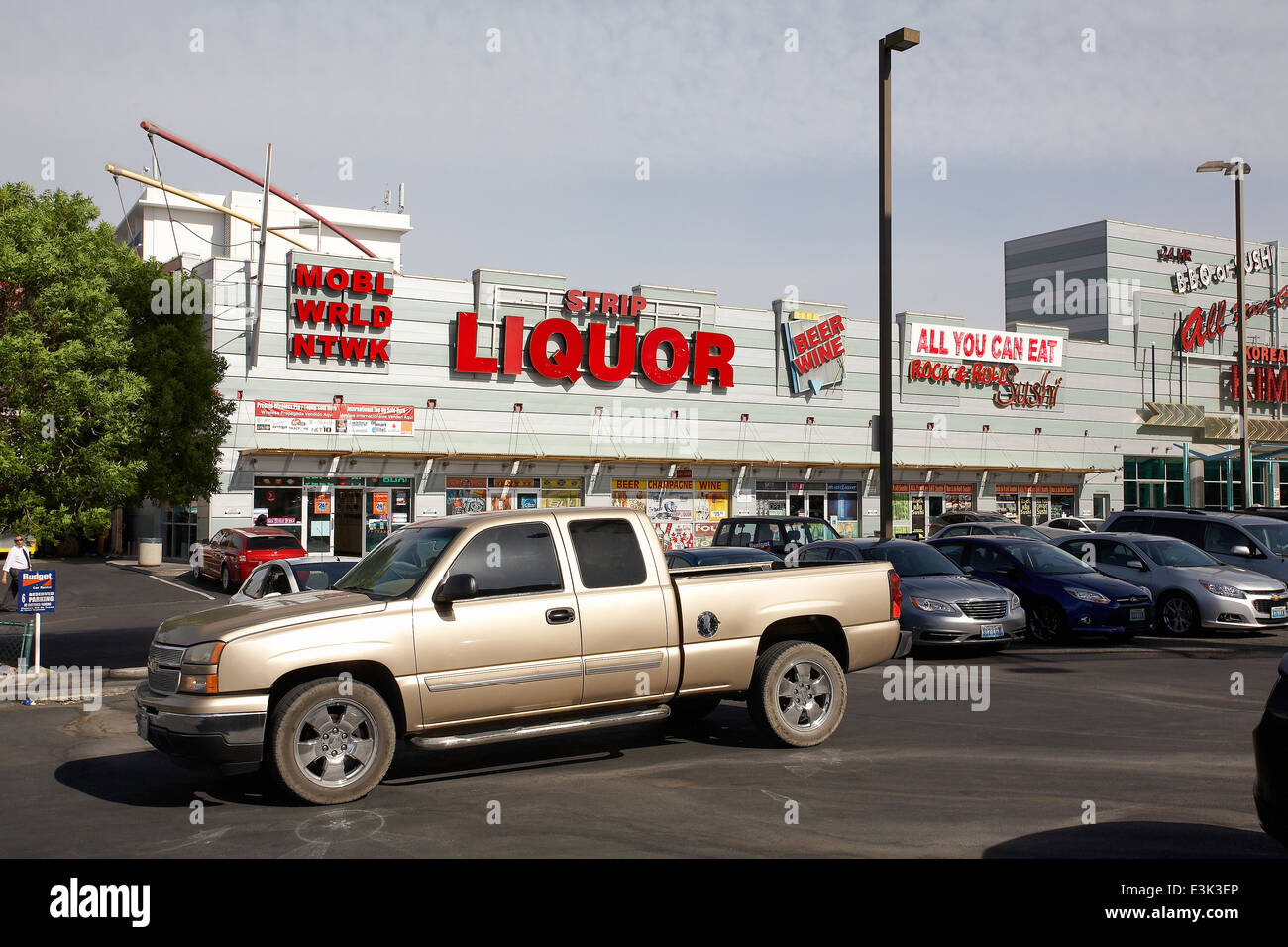 Liquor store on Las Vegas Boulevard, USA Stock Photo Alamy