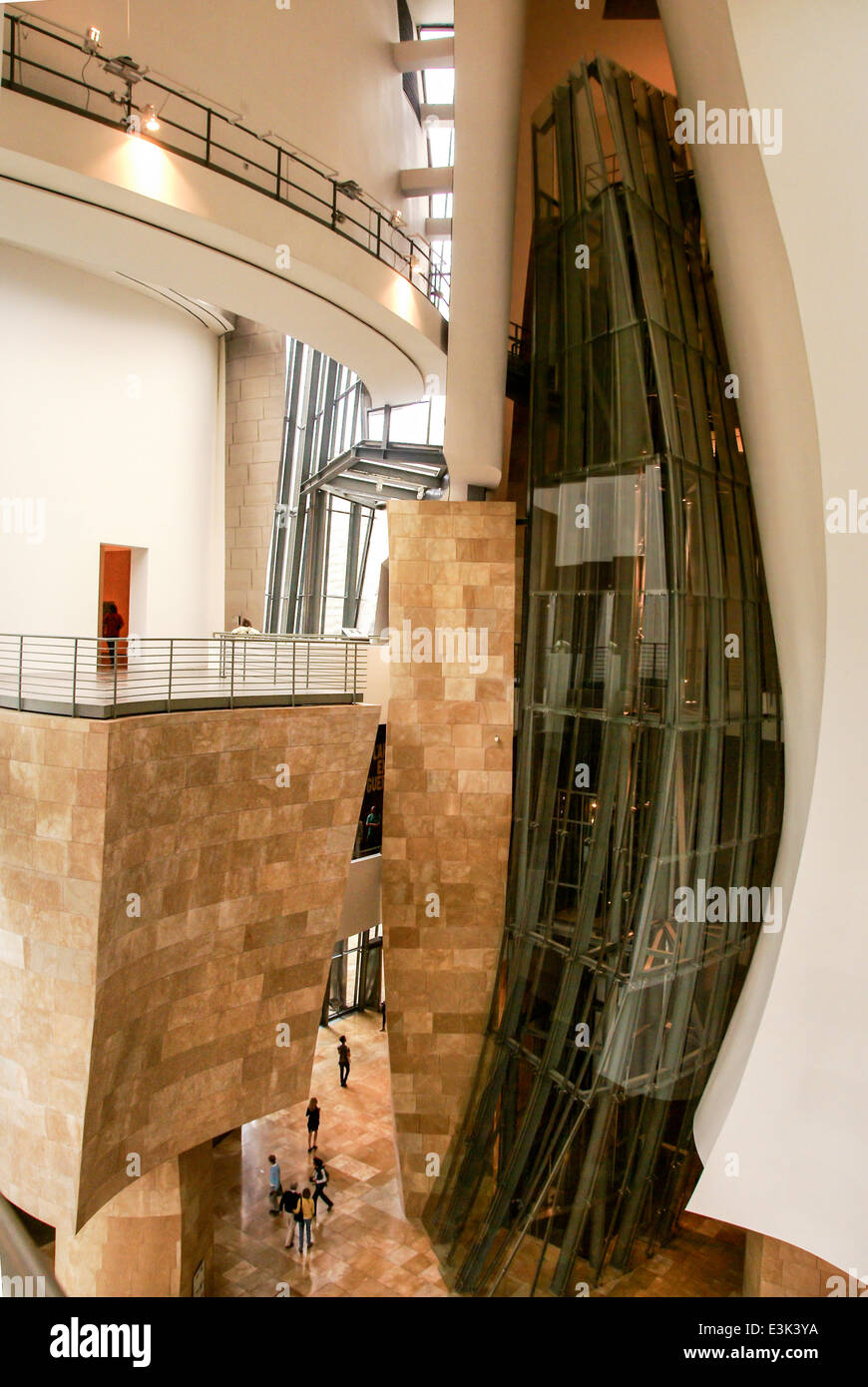 Guggenheim Museum Bilbao Interior High Resolution Stock Photography and ...