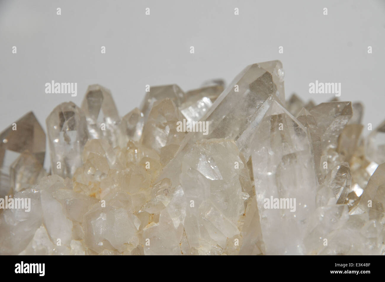 Hexagonal Crystals Close up Stock Photo Alamy