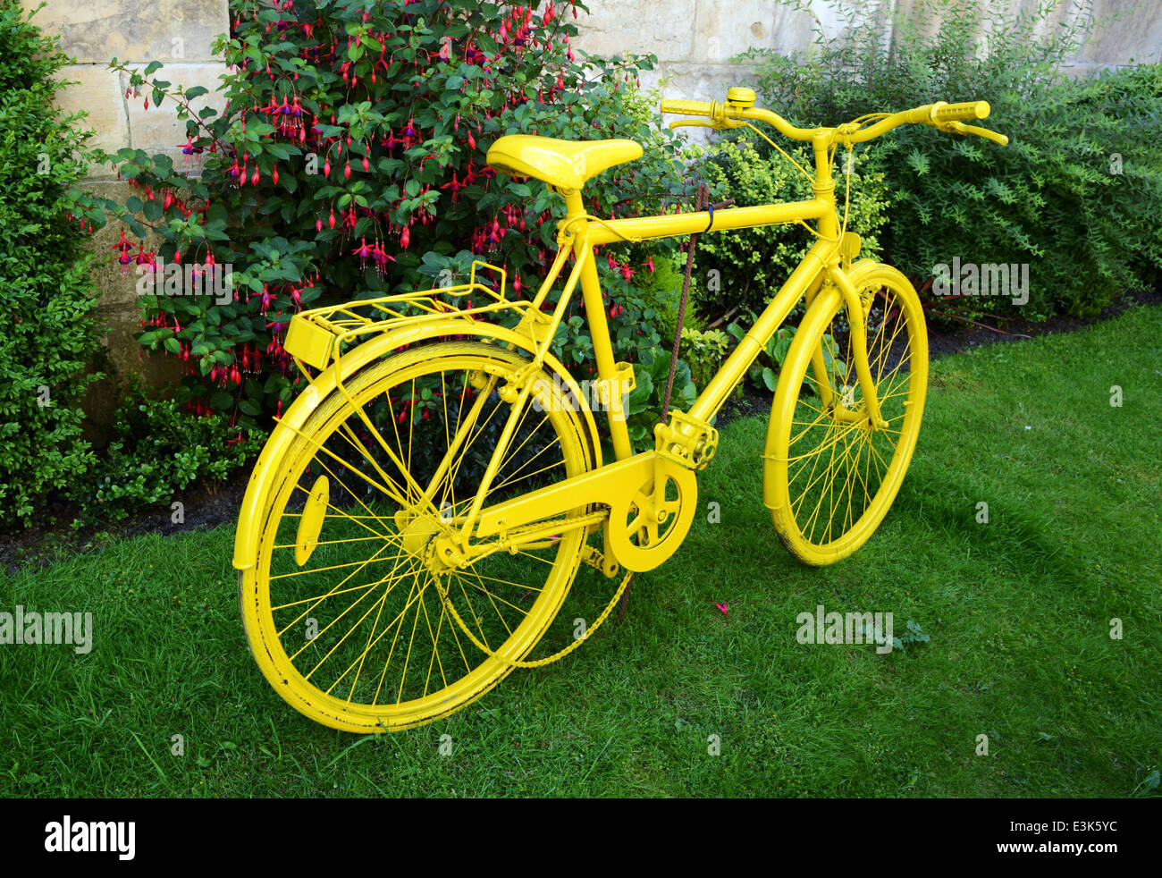 Yellow bike bicycle hires stock photography and images Alamy