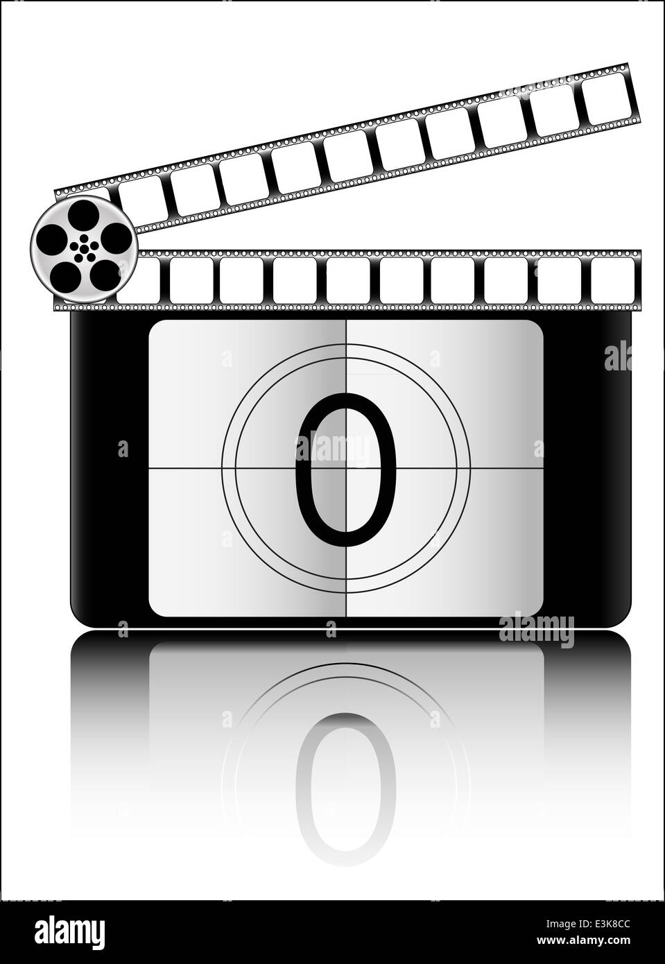 Film countdown clock Black and White Stock Photos & Images Alamy