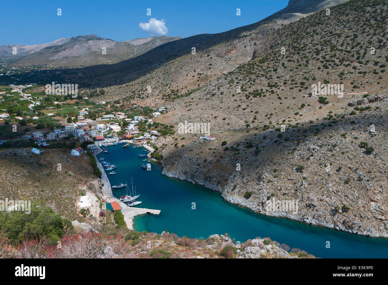 Vathi bay at Kalymnos island in Greece Stock Photo: 71110200 - Alamy