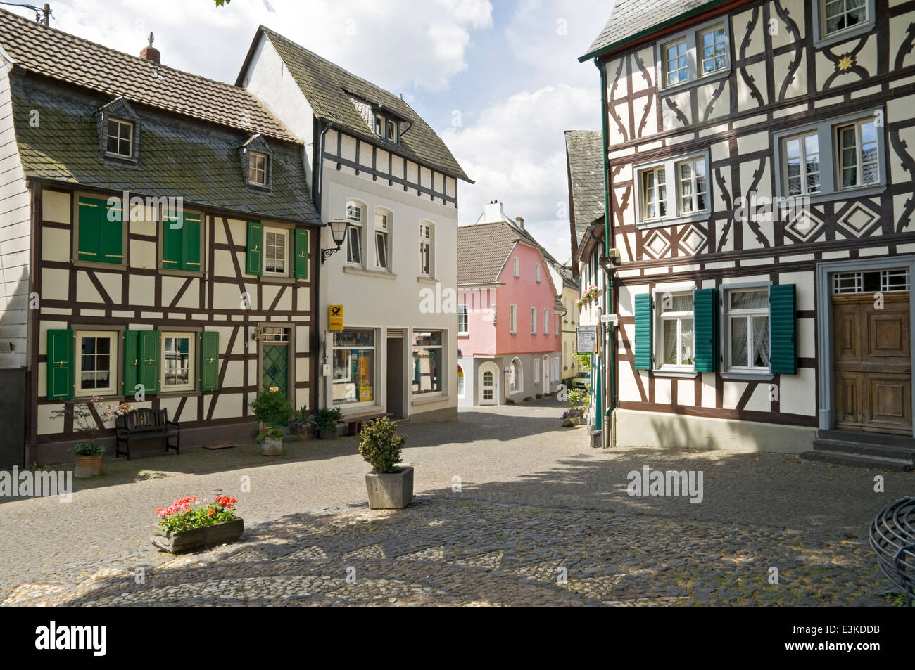 Half Timbered Architecture In Erpel Rhineland Palatinate Germany Half Timbered Architecture In Erpel Rhineland Palatinate Germany