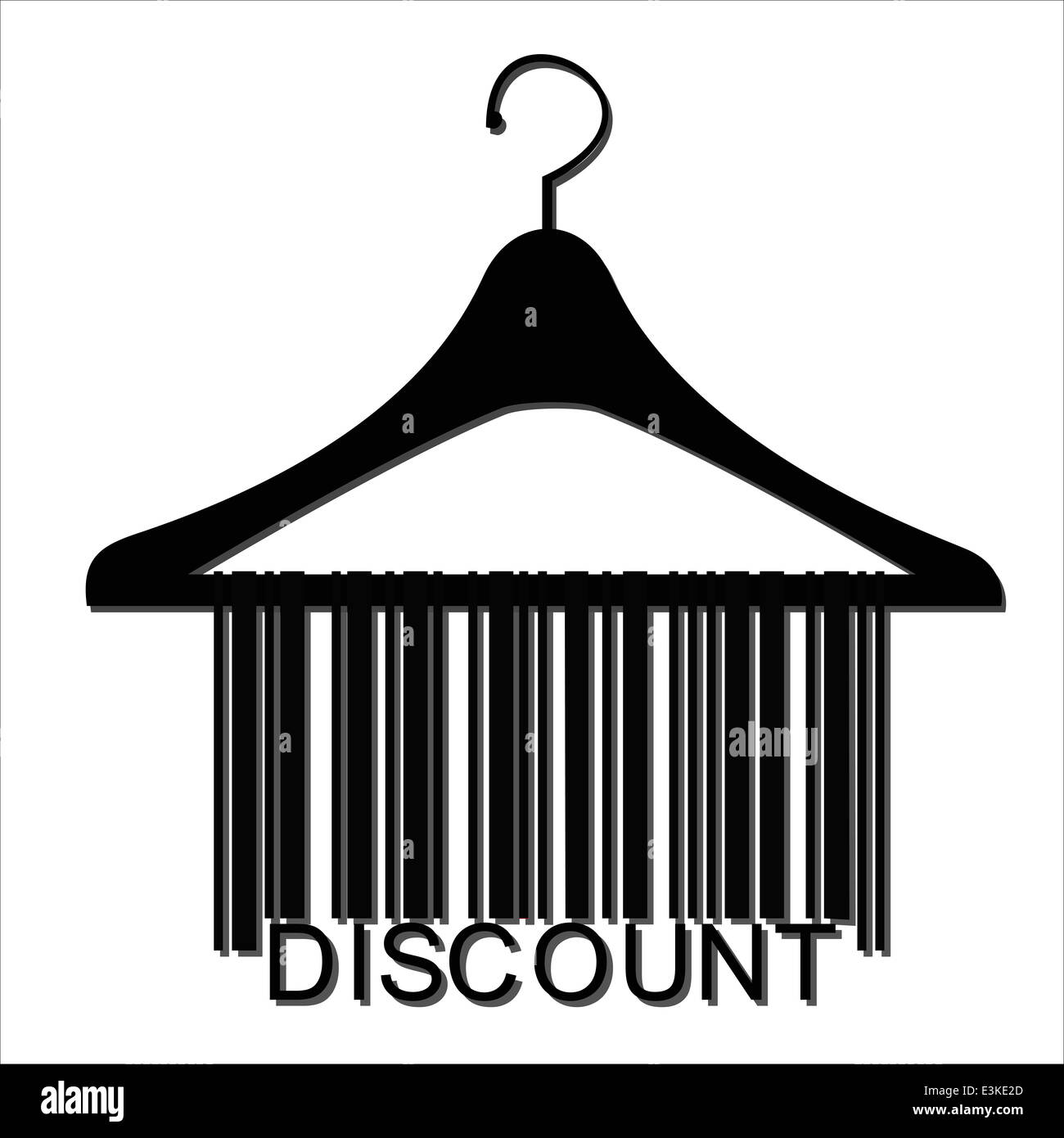 Discount barcode Stock Photo
