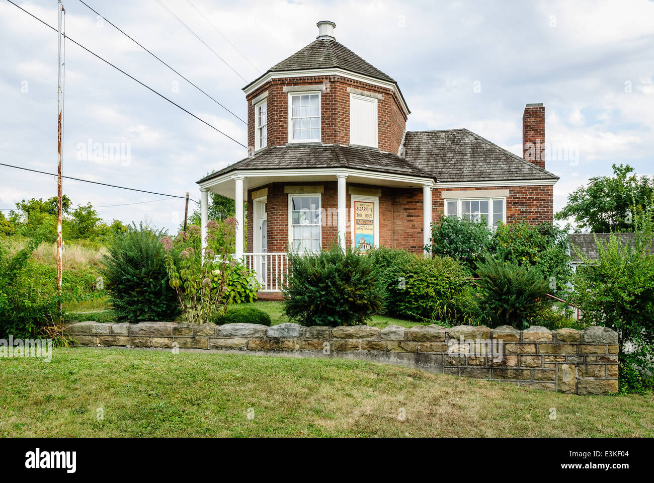 Searight's Tollhouse, National Road, Uniontown, Pennsylvania Stock Photo