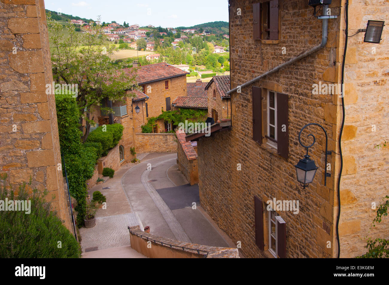 oingt,rhone,france Stock Photo