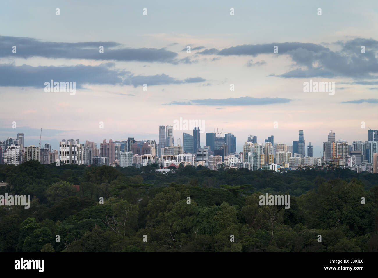 Singapore Cityscape Stock Photo