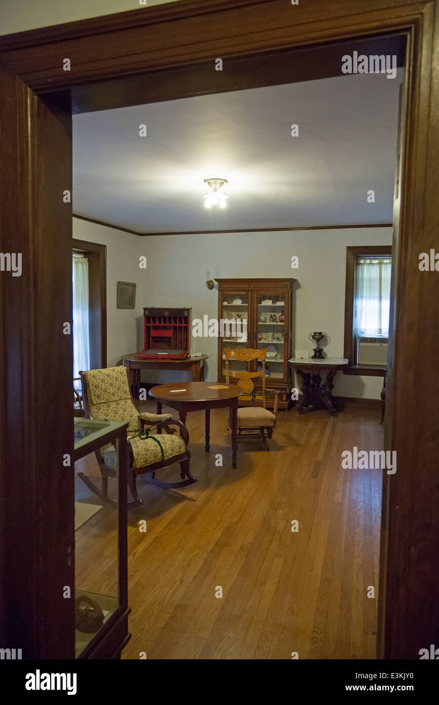 Council Grove, Kansas The Kaw Mission State Historic Site Stock Photo