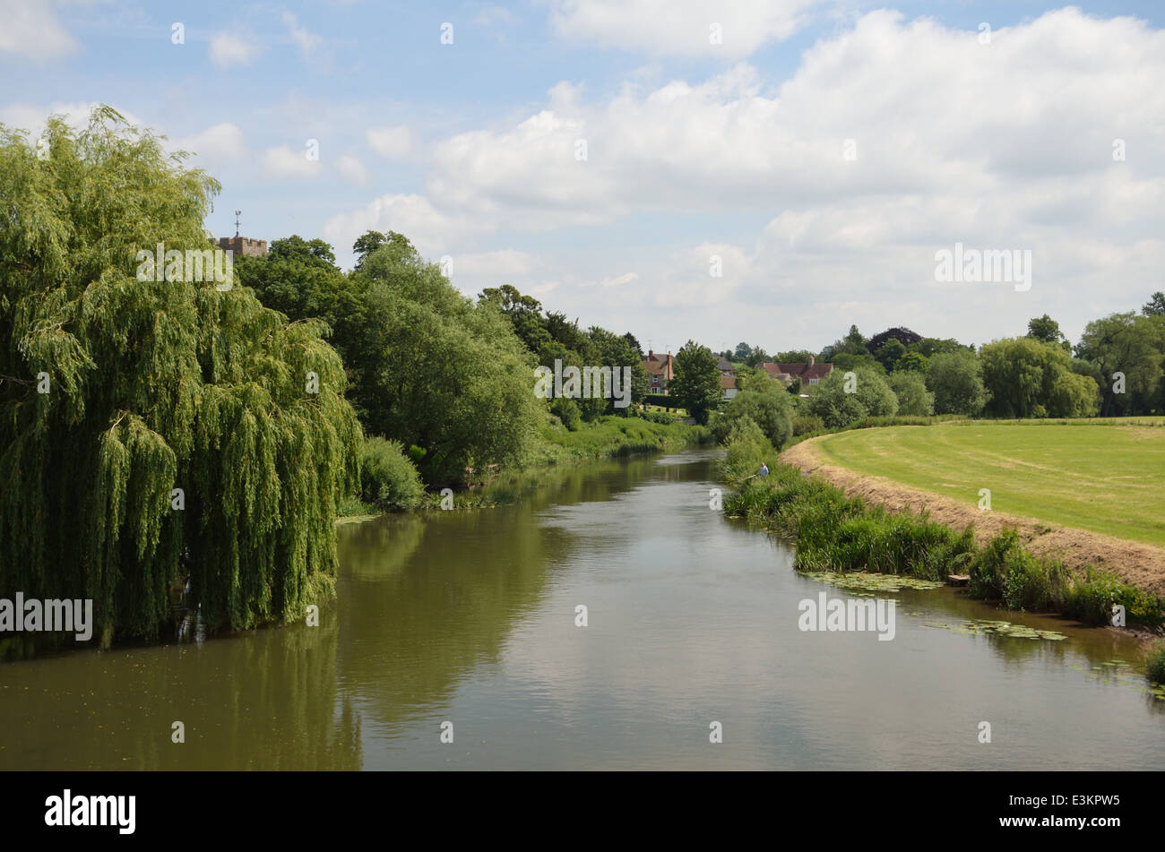 British Rivers Avon River Avon, Warwickshire, England Stock Photo - Alamy