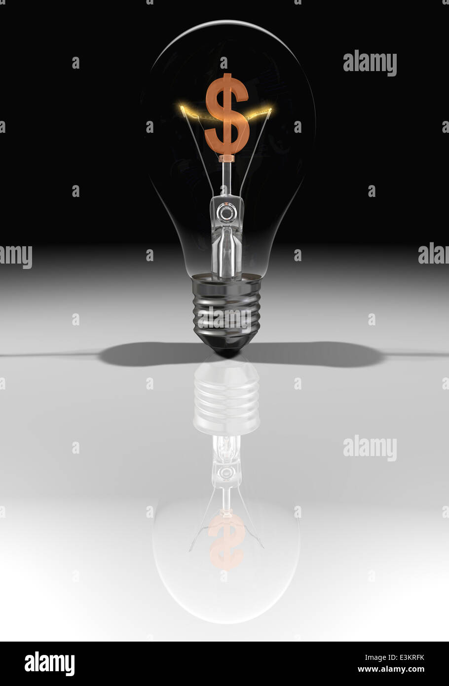 A symbol. Energy is expensive Stock Photo Alamy