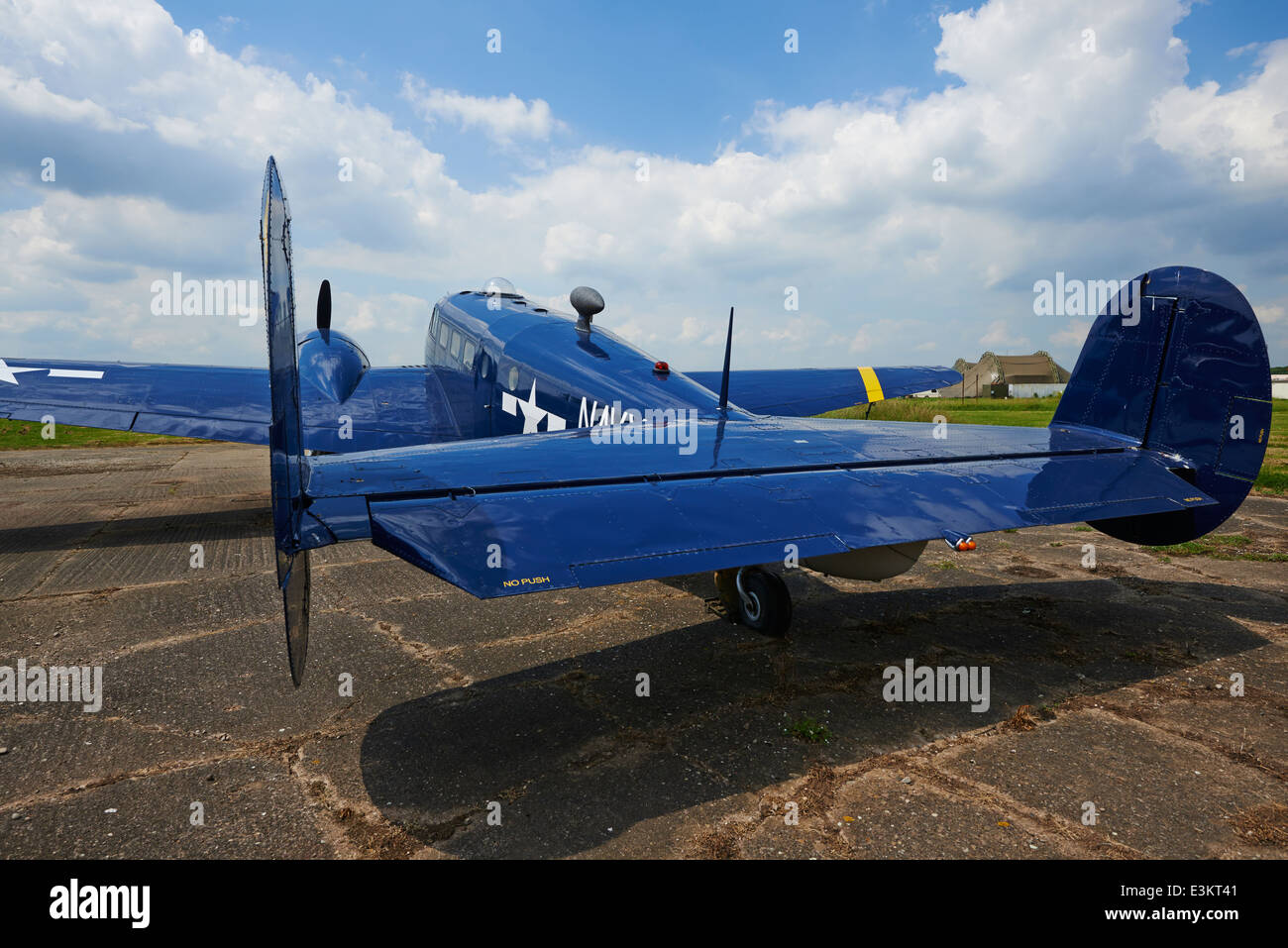 Beech c 45 aircraft hi-res stock photography and images - Alamy