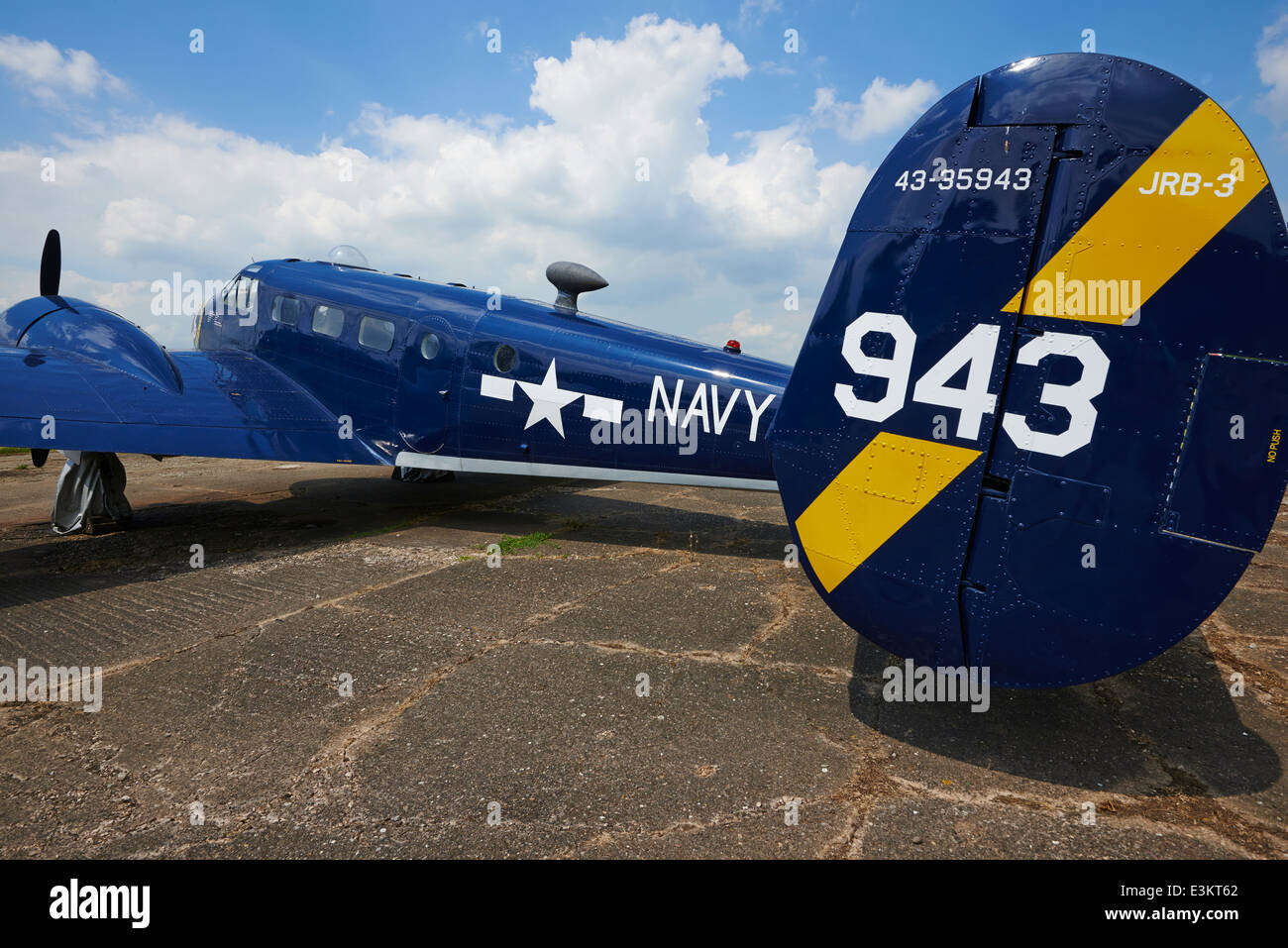Beech c 45 aircraft hi-res stock photography and images - Alamy