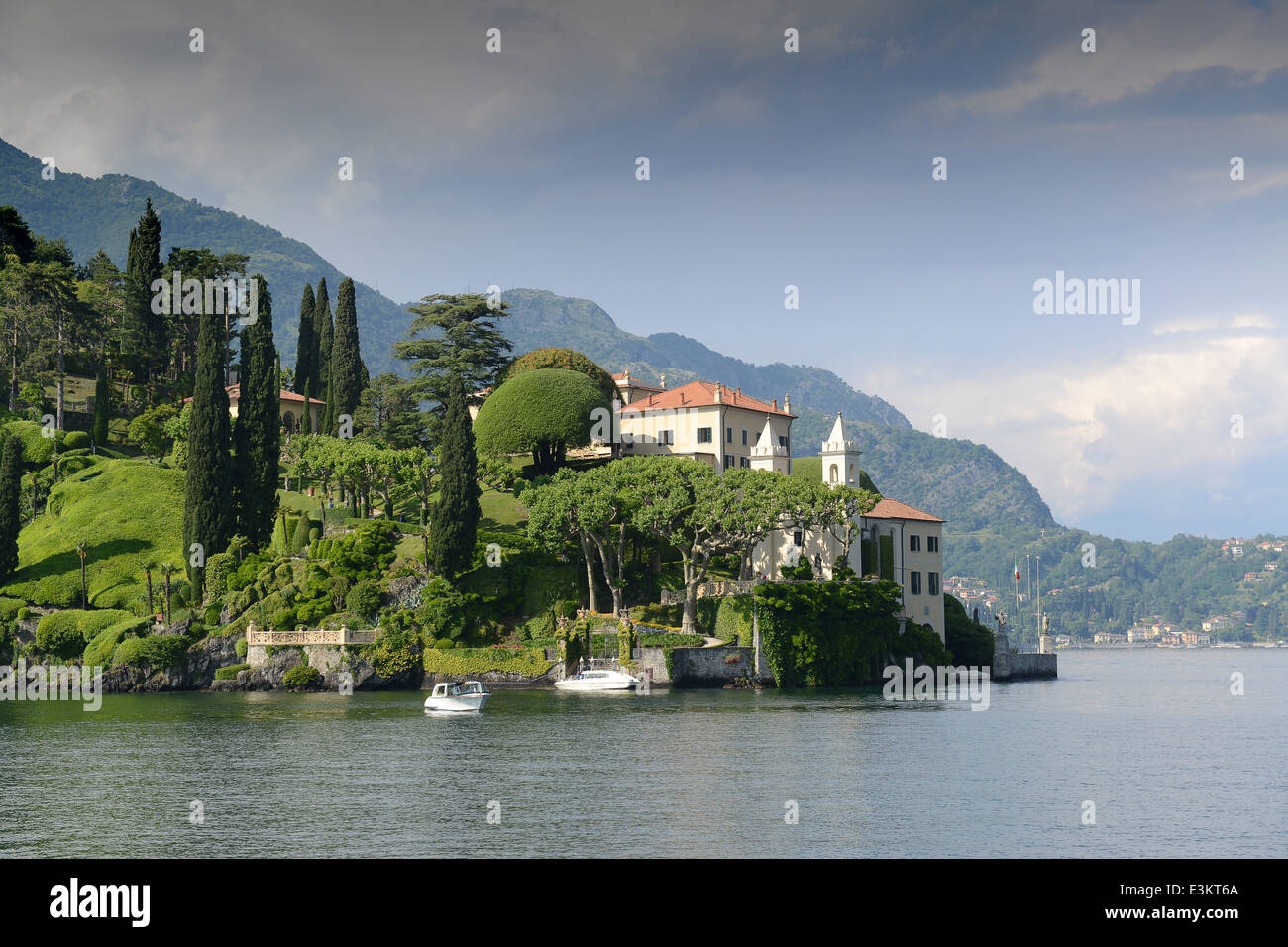 Villa Balbianello, Lenno, Lake Como, Italy Stock Photo