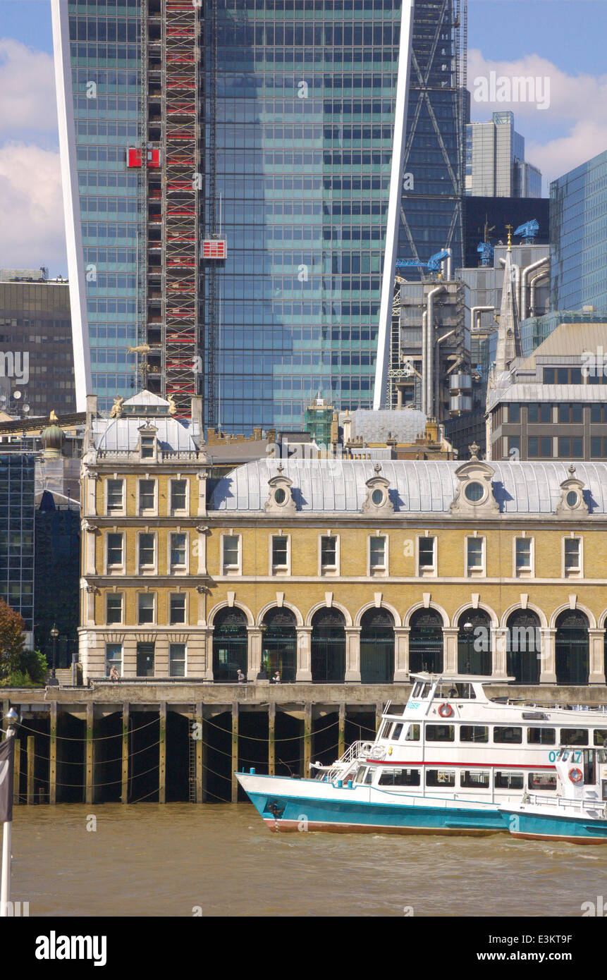 20 Fenchurch Street under construction in the City of London. Stock Photo