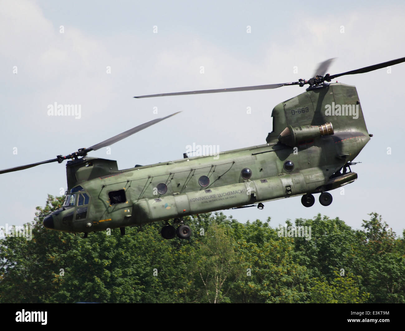 D-663 Boeing CH-47D Chinook RNLAF, pic2 Stock Photo
