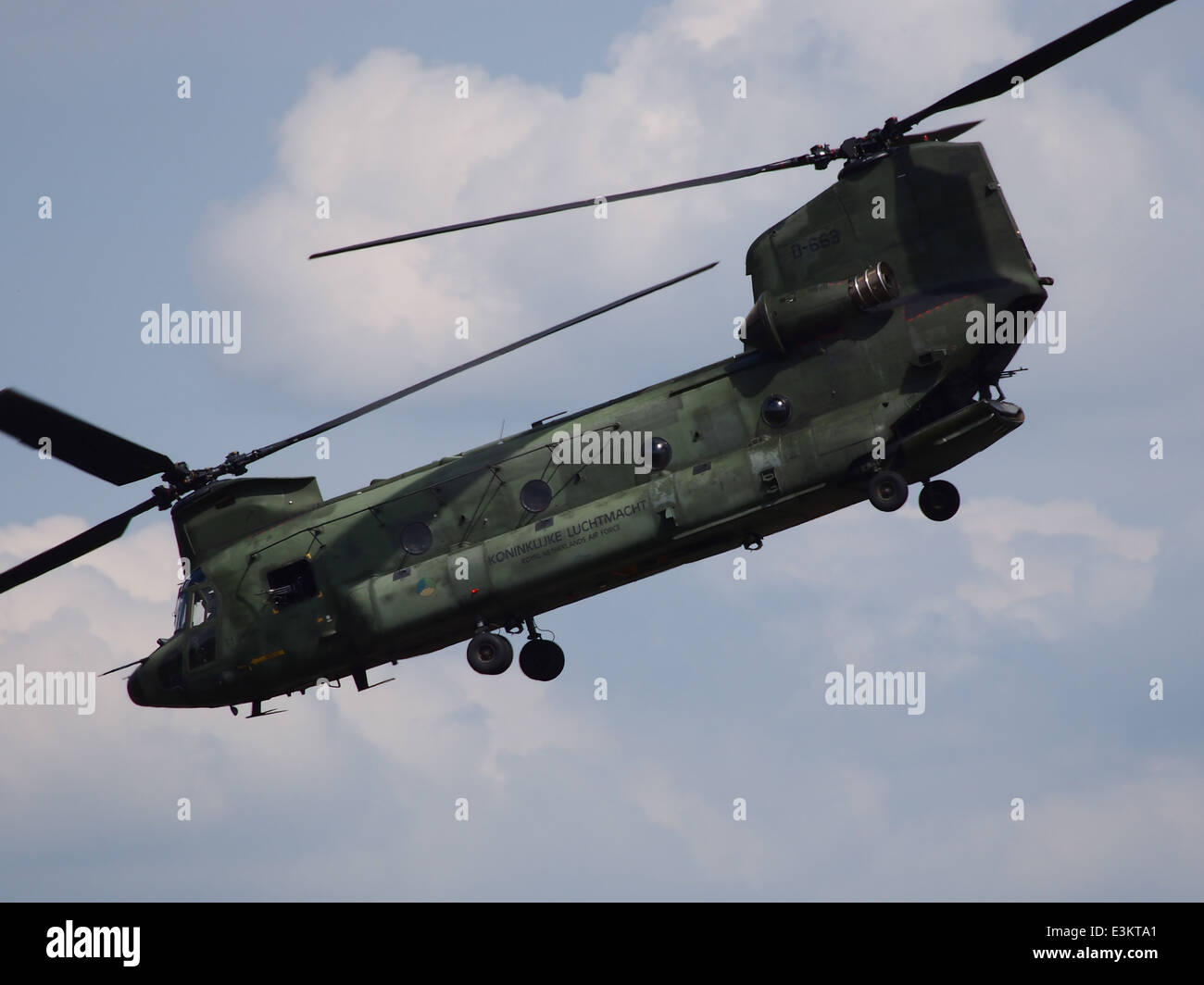 D-663 Boeing CH-47D Chinook RNLAF, pic3 Stock Photo