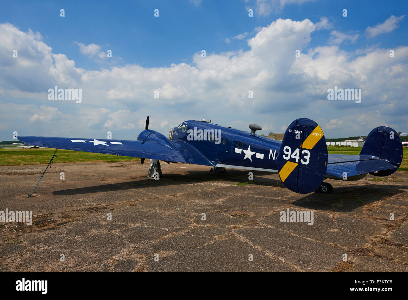 Beech c 45 aircraft hi-res stock photography and images - Alamy