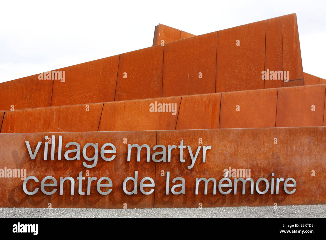 Martyred village of Oradour-sur-Glane, Haute-Vienne, Limousin, France. Stock Photo