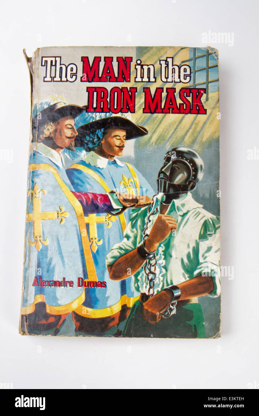 1950s copy of the book The Man In The Iron Mask by Alexandre Dumas