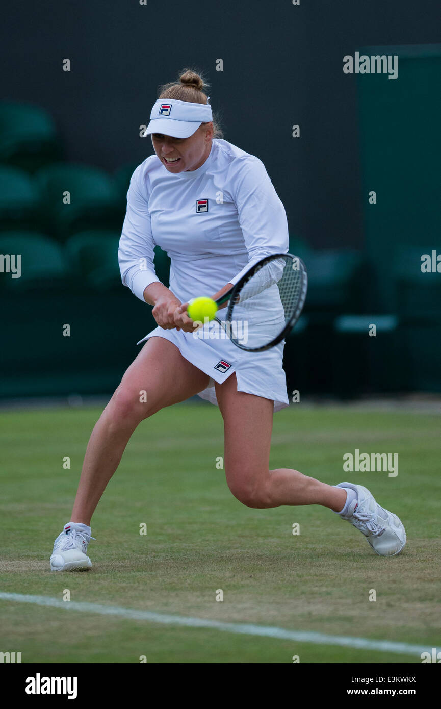 London, UK. 24th June, 2014. Wimbledon Tennis Championships Vera