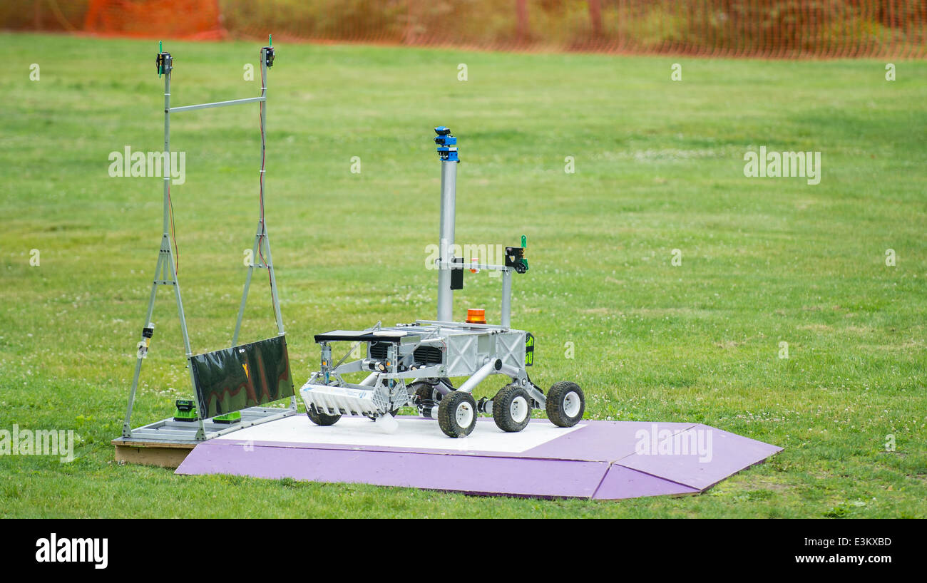 2014 NASA Centennial Challenges Sample Return Robot Challenge Stock Photo