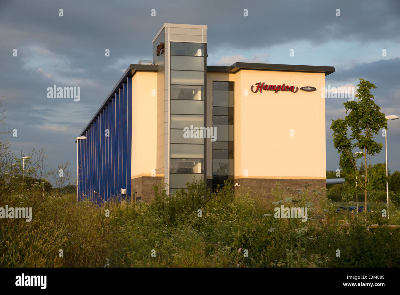 Hampton by Hilton hotel at Exeter Airport Devon England UK Stock Photo