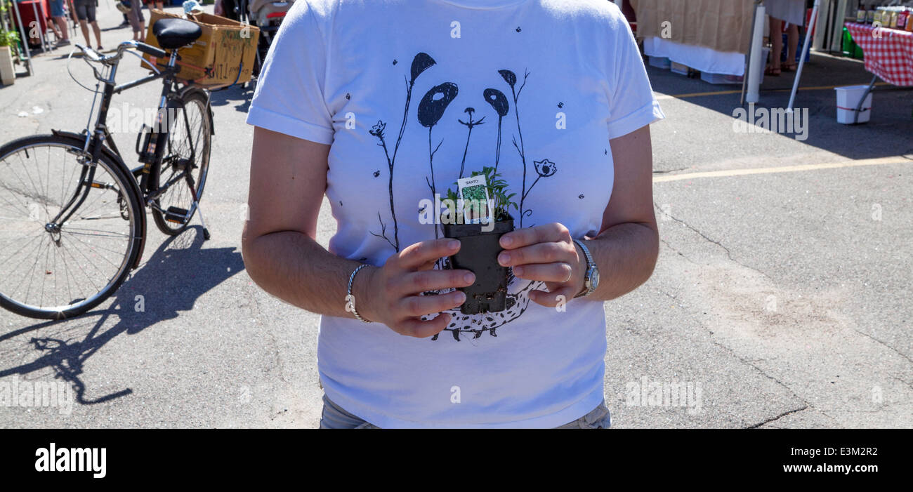 The Midtown Farmers' Market in Minneapolis, Minnesota, USA features