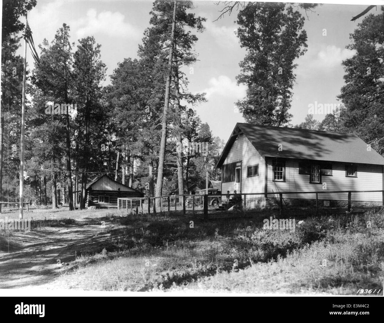 Long Valley Ranger Station 1924 Stock Photo Alamy