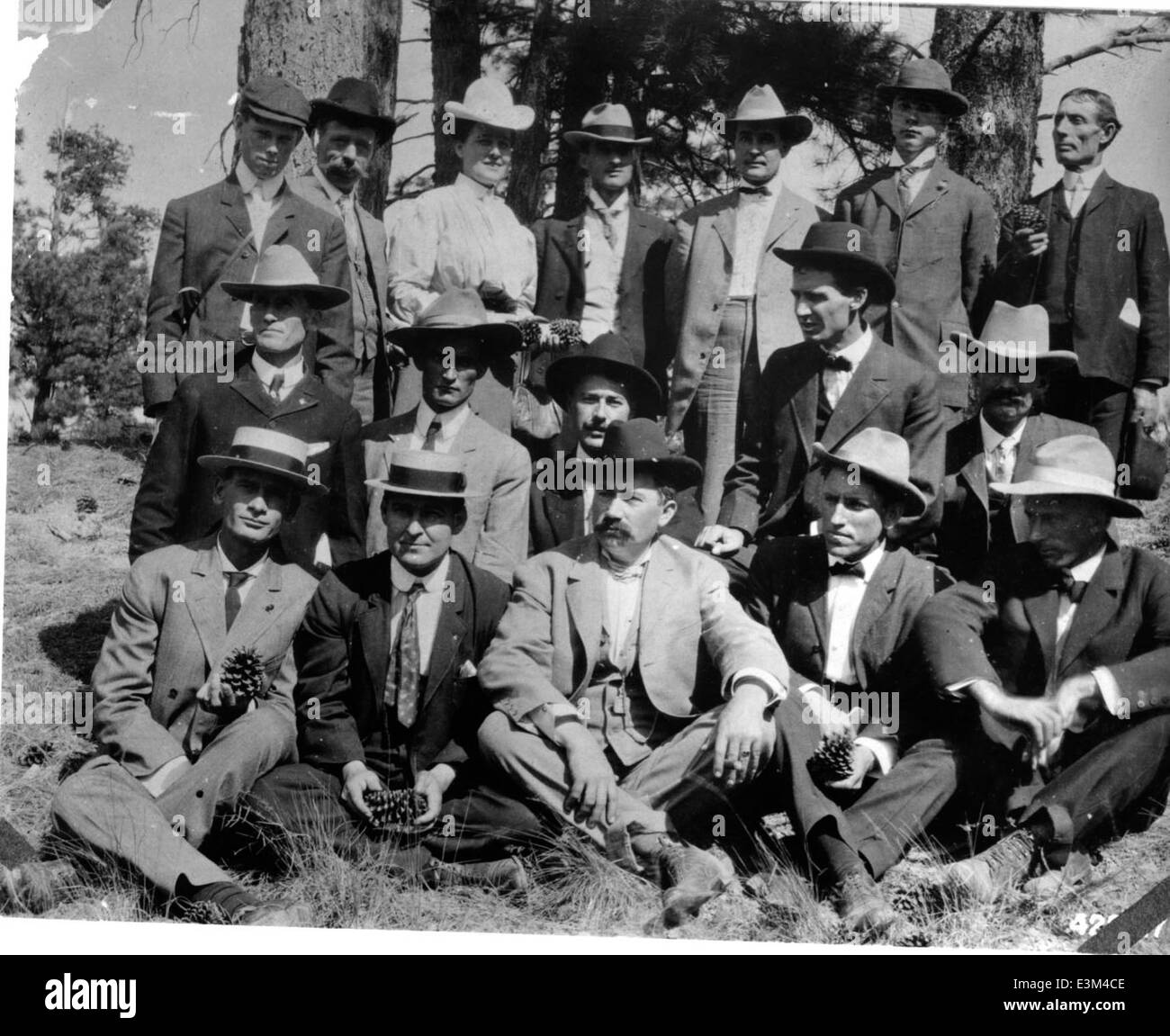 Forest Supervisor's Meeting - 1906 Stock Photo