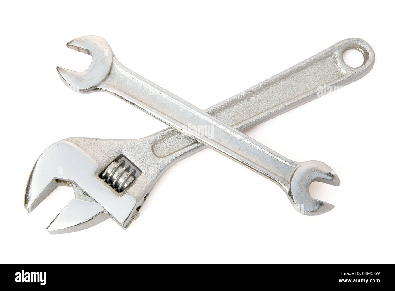 adjustable wrench and nonadjustable wrench Stock Photo Alamy