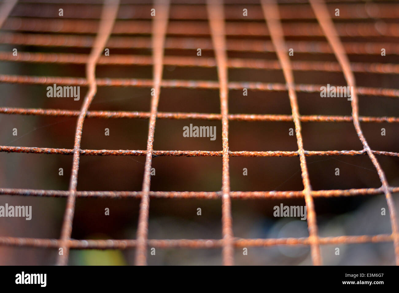 rusted iron mesh Stock Photo Alamy