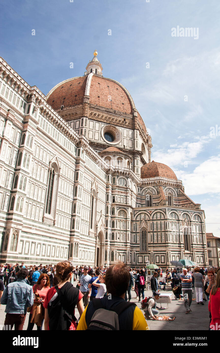Duomo cathedral dome, Florence Stock Photo
