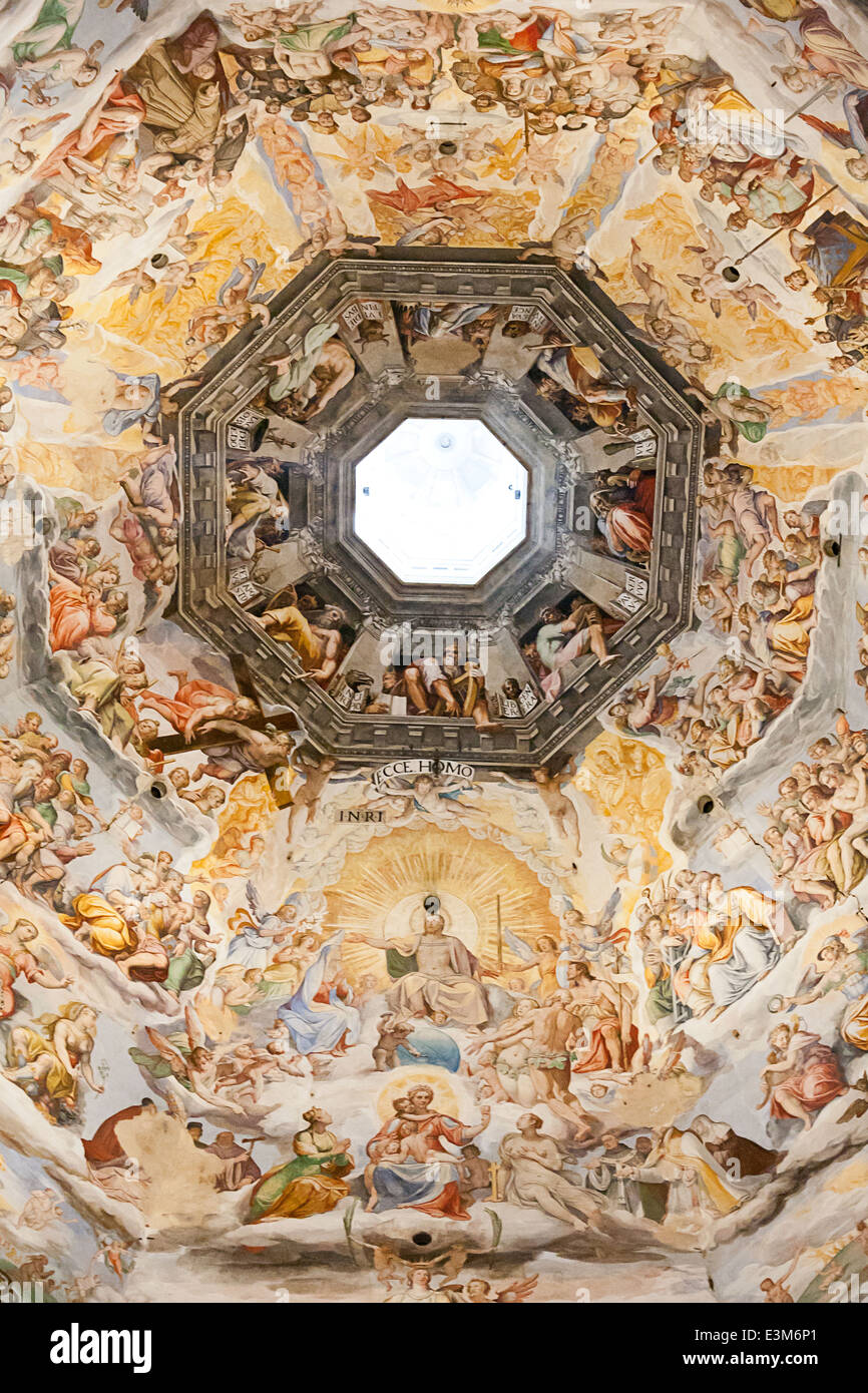 Duomo cathedral dome Florence Stock Photo