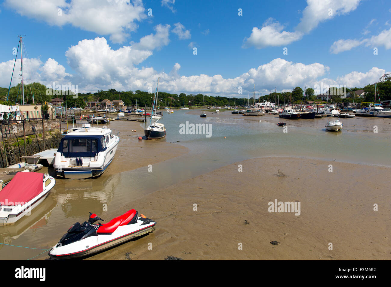 Wootton Bridge Isle of Wight between Ryde and Newport Stock Photo - Alamy