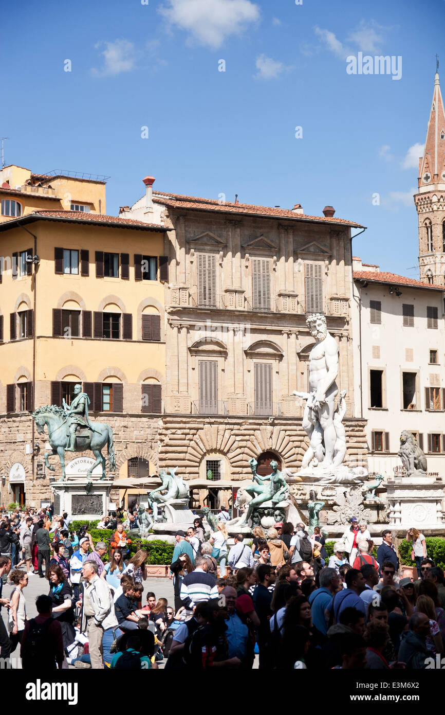 Piazza della Signoria, Florence Stock Photo