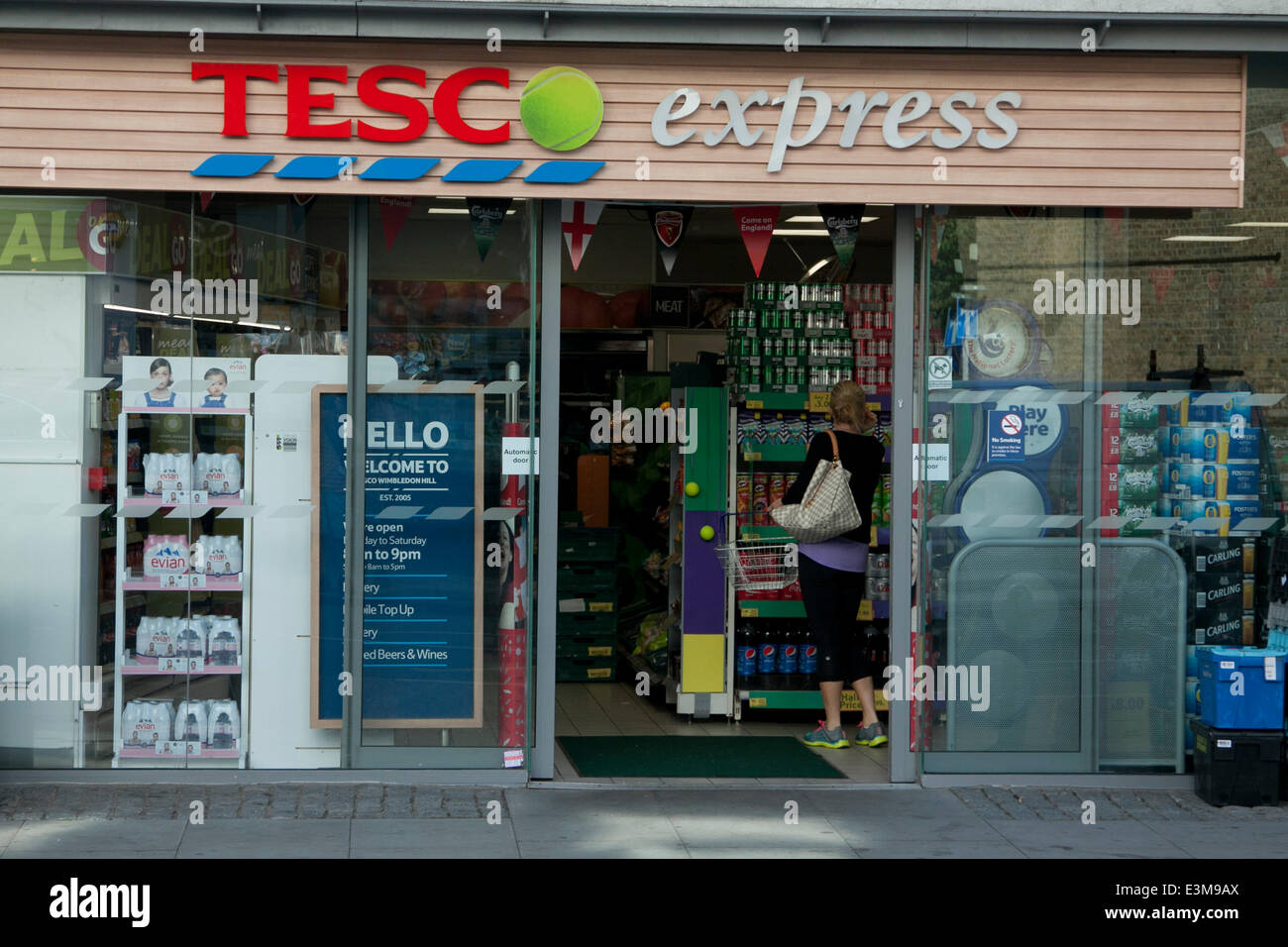 Wimbledon London, UK. 25th June 2014. a branch of Tesco supermarket in
