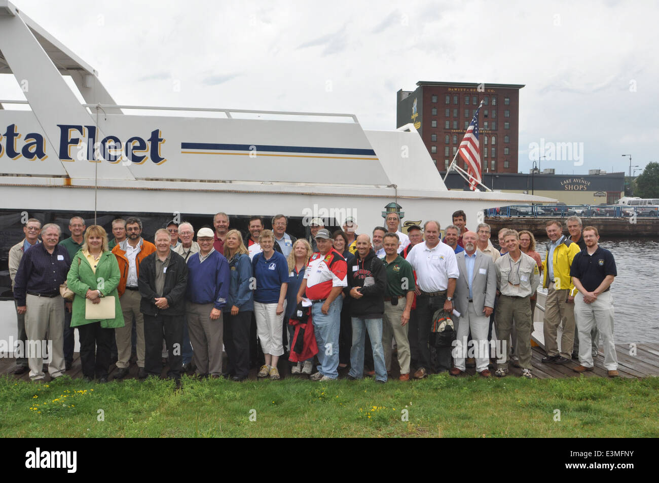 More than fifty partners participated in the tour. USFWS Photo. Stock Photo