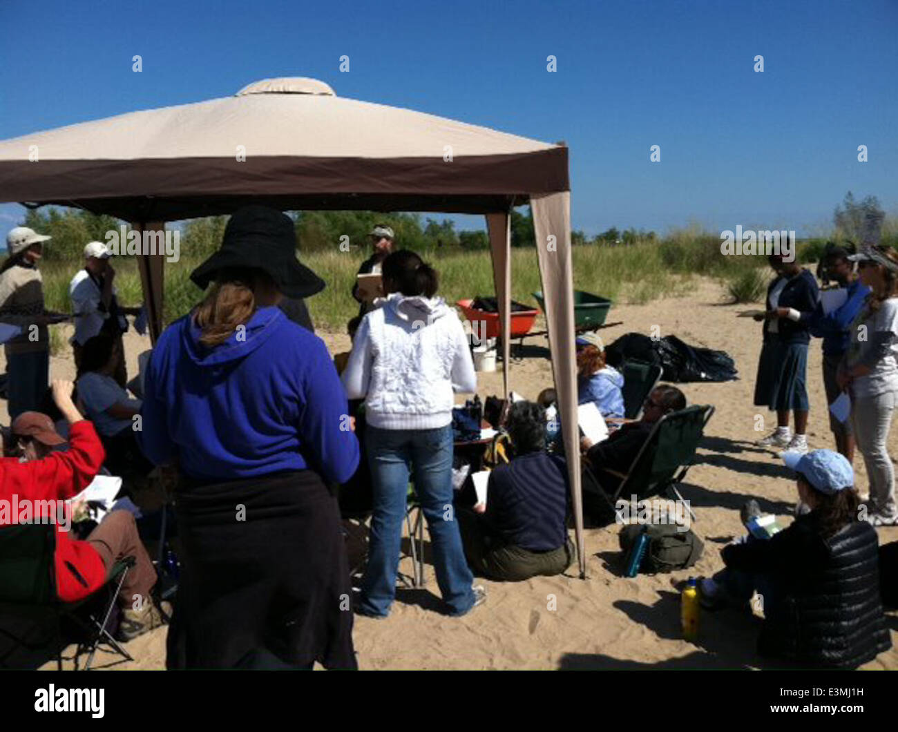 Volunteers from Montrose assist with the Great Lakes Restoration ...