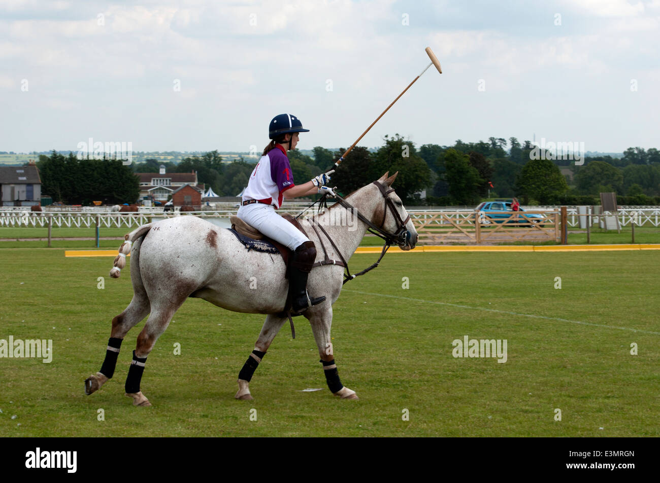 A University of London polo player at the National University ...