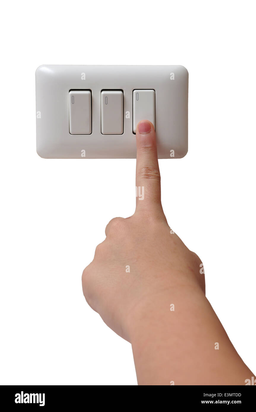 Turning off light switch hires stock photography and images Alamy