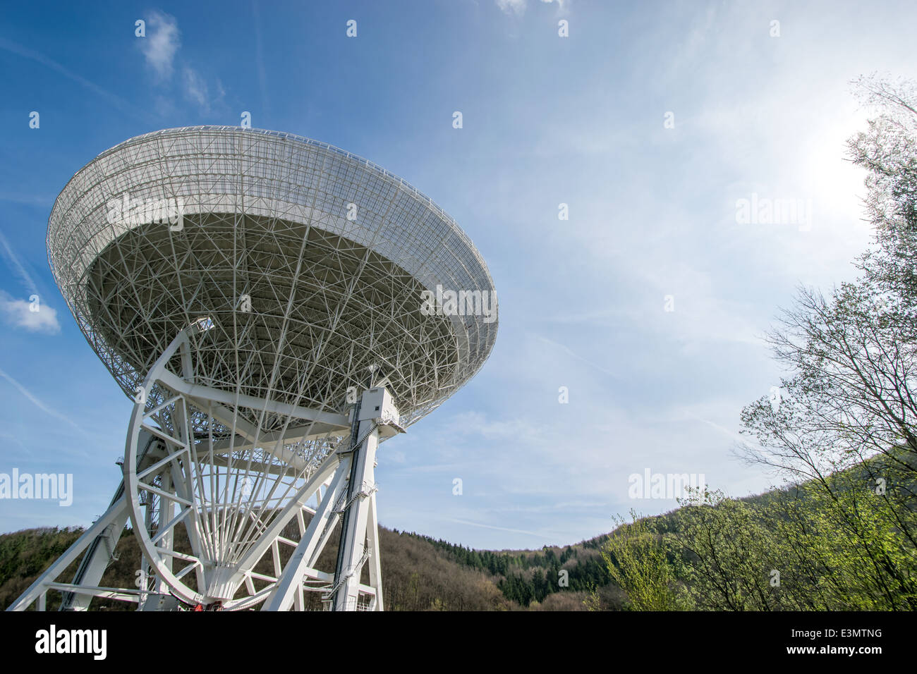 radio telescope in Effelsberg, Germany Stock Photo Alamy