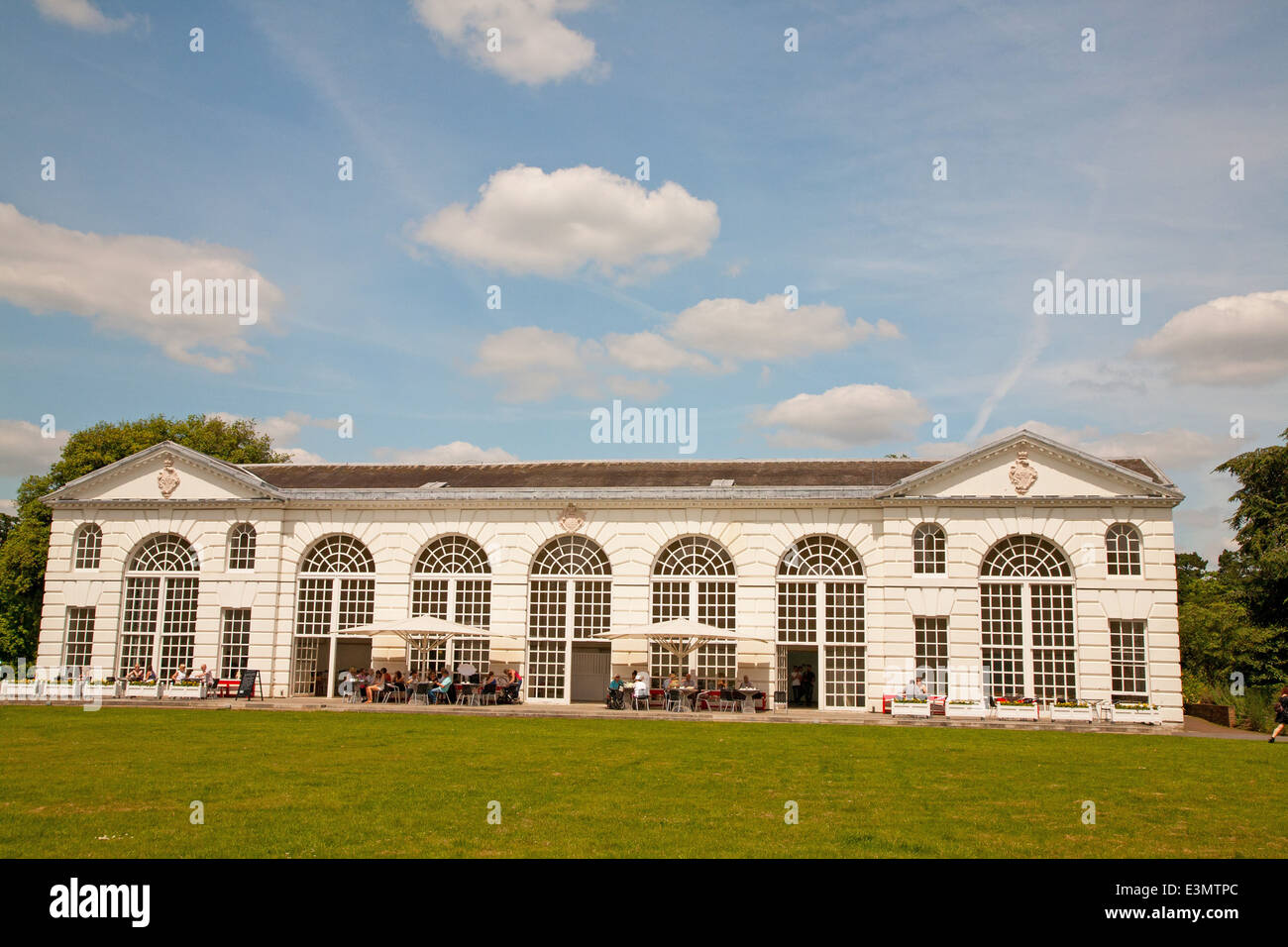 Orangery Restaurant in Kew Royal Botanic Gardens,London,UK Stock Photo