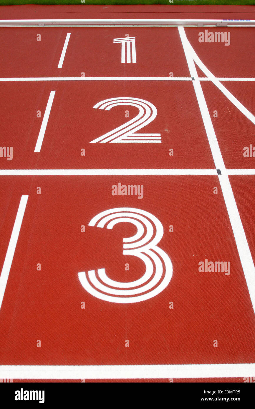 Mondo Running Track Surface Hampden High Resolution Stock Photography