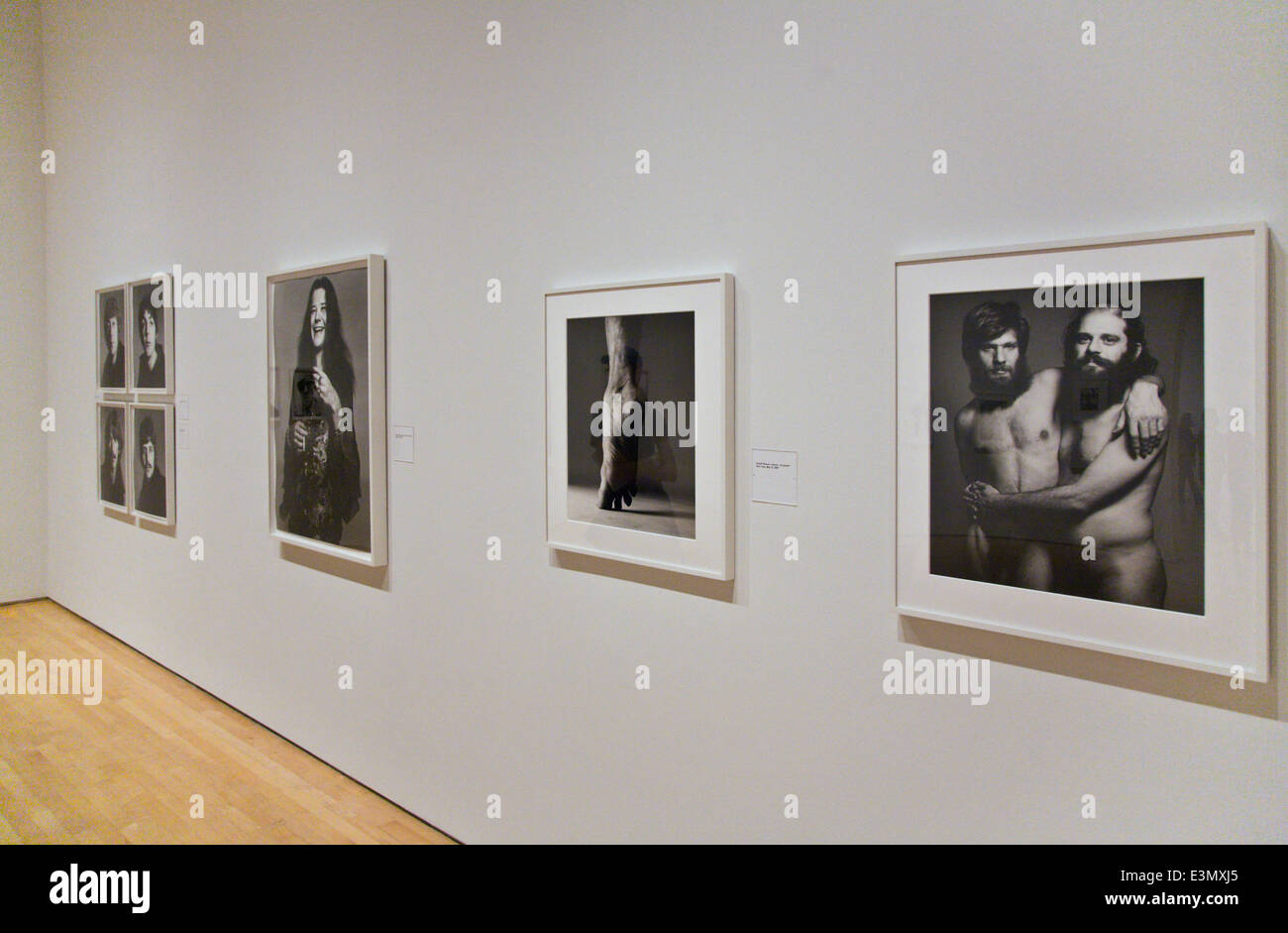 The photographs of RICHARD AVEDON in the SAN FRANCISCO MUSEUM OF MODERN ART - SAN FRANCISCO, CALIFORNIA Stock Photo